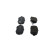 Brake pad set, disc brake BP1870 Bosch, Thumbnail 5