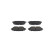 Brake Pad Set, disc brake BP1874 Bosch, Thumbnail 5