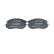 Brake Pad Set, disc brake BP1878 Bosch