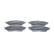 Brake Pad Set, disc brake BP1878 Bosch, Thumbnail 6