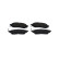Brake Pad Set, disc brake BP1878 Bosch, Thumbnail 3