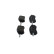 Brake Pad Set, disc brake BP1878 Bosch, Thumbnail 4