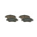 Brake Pad Set, disc brake BP1884 Bosch