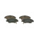 Brake Pad Set, disc brake BP1884 Bosch, Thumbnail 3