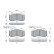 Brake Pad Set, disc brake BP1891 Bosch, Thumbnail 7