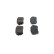 Brake Pad Set, disc brake BP1893 Bosch, Thumbnail 2