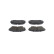 Brake Pad Set, disc brake BP1893 Bosch, Thumbnail 3
