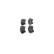 Brake Pad Set, disc brake BP1895 Bosch, Thumbnail 2