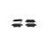 Brake Pad Set, disc brake BP1896 Bosch, Thumbnail 4