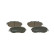 Brake Pad Set, disc brake BP1897 Bosch