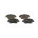 Brake Pad Set, disc brake BP1898 Bosch, Thumbnail 3