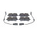 Brake Pad Set, disc brake BP1904 Bosch, Thumbnail 5