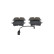 Brake Pad Set, disc brake BP1905 Bosch, Thumbnail 4