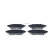 Brake Pad Set, disc brake BP1906 Bosch, Thumbnail 6