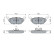 Brake Pad Set, disc brake BP1914 Bosch, Thumbnail 7