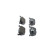 Brake Pad Set, disc brake BP1914 Bosch, Thumbnail 5