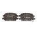 Brake Pad Set, disc brake BP1918 Bosch