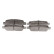 Brake Pad Set, disc brake BP1918 Bosch, Thumbnail 3