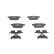 Brake Pad Set, disc brake BP1920 Bosch, Thumbnail 6