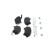 Brake Pad Set, disc brake BP1921 Bosch, Thumbnail 2