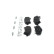 Brake Pad Set, disc brake BP1921 Bosch, Thumbnail 4