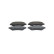 Brake Pad Set, disc brake BP1925 Bosch, Thumbnail 4