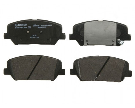 Brake Pad Set, disc brake BP1927 Bosch