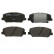 Brake Pad Set, disc brake BP1927 Bosch