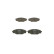 Brake Pad Set, disc brake BP193 Bosch, Thumbnail 6