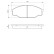 Brake Pad Set, disc brake BP193 Bosch, Thumbnail 8