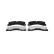 Brake Pad Set, disc brake BP1931 Bosch, Thumbnail 4