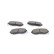 Brake Pad Set, disc brake BP1935 Bosch, Thumbnail 5