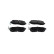 Brake Pad Set, disc brake BP1935 Bosch, Thumbnail 4