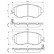 Brake Pad Set, disc brake BP1935 Bosch, Thumbnail 8