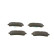 Brake Pad Set, disc brake BP1937 Bosch, Thumbnail 5