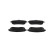 Brake Pad Set, disc brake BP1938 Bosch, Thumbnail 2