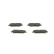 Brake Pad Set, disc brake BP1940 Bosch, Thumbnail 3