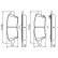 Brake Pad Set, disc brake BP1940 Bosch, Thumbnail 5