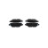 Brake Pad Set, disc brake BP1941 Bosch, Thumbnail 4