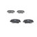 Brake Pad Set, disc brake BP1942 Bosch