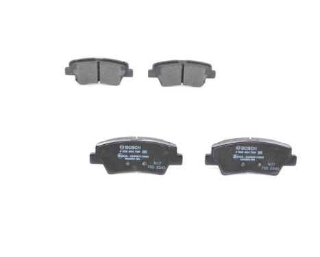 Brake Pad Set, disc brake BP1942 Bosch, Image 3