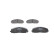 Brake Pad Set, disc brake BP1943 Bosch