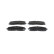 Brake Pad Set, disc brake BP1943 Bosch, Thumbnail 4