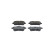 Brake Pad Set, disc brake BP1945 Bosch, Thumbnail 4