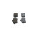 Brake Pad Set, disc brake BP1945 Bosch, Thumbnail 5