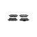 Brake Pad Set, disc brake BP1945 Bosch, Thumbnail 6