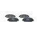 Brake Pad Set, disc brake BP1947 Bosch