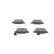 Brake Pad Set, disc brake BP1950 Bosch, Thumbnail 5