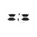 Brake Pad Set, disc brake BP1950 Bosch, Thumbnail 6