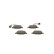 Brake Pad Set, disc brake BP1953 Bosch, Thumbnail 5